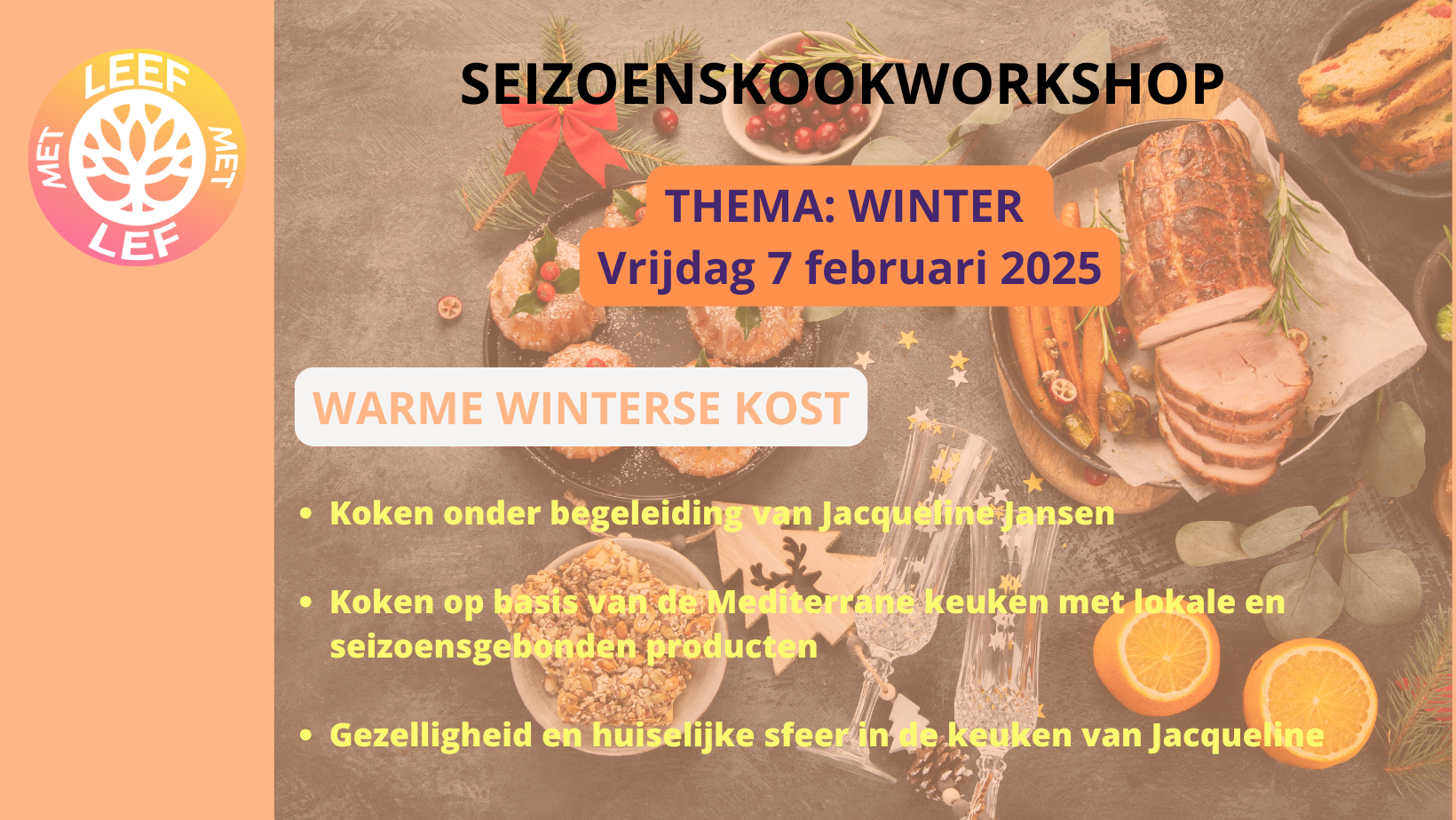 Seizoenskookworkshop: LENTE (extra editie)